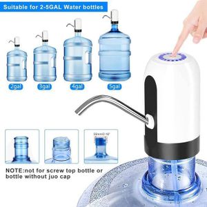 Water Bottle Pump 5 Gallon USB Charging Automatic Drinking Portable Electric Water Dispenser