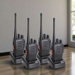 Baofeng  BF-888S Portable Noise Reduction Technology 16 Channels Walkie Talkie Radio Calls- 4 Pieces