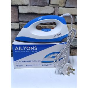 AILYONS Electric Dry Iron Box 1000W – Fast Heating, Non-Stick Soleplate