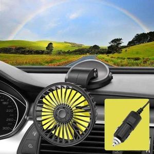 Universal Mini Auto Cooling 360-Degree Rotatable Car Fan, Car Dashboard Air Cooler Single Head Cooling Car Fan