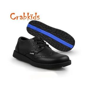Crabkids Leather Unique School Shoes