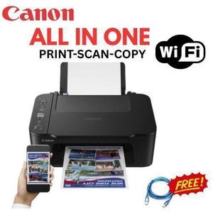 Canon Original Canon-PIXMA TS3640 Wireless Inkjet Color Printer Print Copy Scan Wi-Fi Plug & Print Compact Home Office Printer Black Compatible with Windows Mac Chromebook Smartphones