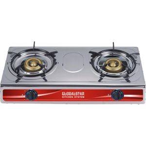Globalstar  2-Burner Stainless Steel Tabletop Cooker