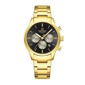 Naviforce NF8076 Men’s Chronograph Stainless Steel Watch