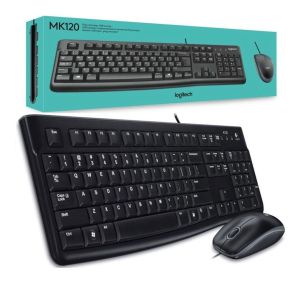 Logitech  MK120 Wired Keyboard and Mouse Combo
