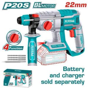 TOTAL TRHLI202081 Lithium-Ion rotary hammer 22mm 20v