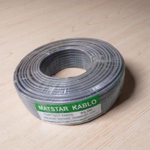 Mat Star 1.5MM 90 Metres High Durability Flame Retardant Twin With Earth Flat Electrical Wiring Cable