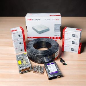 Hikvision 6 1080P Full HD 2MP Effective Surveillance Dependable Monitoring CCTV Cameras Complete System Kit with 8 Channel DVR +500GB Harddisk