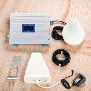 High Power LTE Repeater Tri Band GSM Mobile Cell Phone Networks Signal Booster