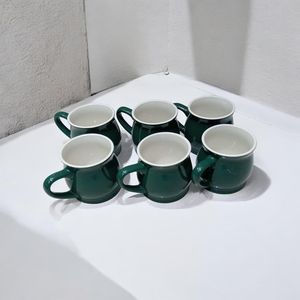 6pcs Classy Ceramic Mugs for tea/coffee,vikombe