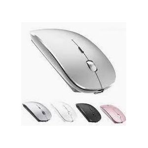Universal Wireless Rechargeable Mouse – Silent Click, 2.4GHz USB, Slim & Portable Design
