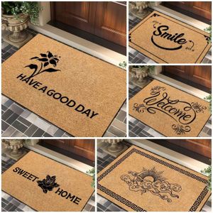 Rubber bottom door entrance mat size 50*80cm