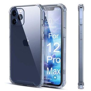 Crystal Clear Hard PC Back Cover Case for iPhone 12 Pro Max