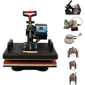8 In 1 Heat Press Machine 12x15 Combo Teflon-Coated