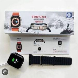 Smartwatch Smartwatch-T800 Ultra Latest Smart Watch HD Display with BT Calling // Sleep Monitor// Blood Pressure //Oxygen Monitor// Voice Assistant// Pedometer Steps//Remote Camera black.