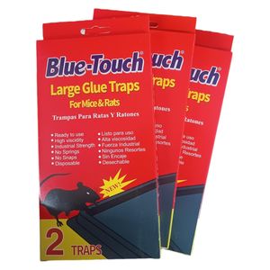 Blue Touch 3X Large Glue Traps Double MICE RATS INDUSTRIAL STRENGTH HIGH VISCIDITY Insect & Pest Repellent cf