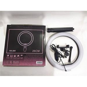 10 Inch LED Photography Light – Dimmable Lamp with Tripod and Remote