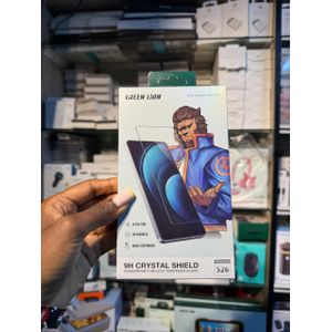 Green Lion Samsung Galaxy S26 9H Cystal Shield  protector with Seamless Fit, Grease Resistance, Anti Scratch, Full Coverage, Dust-Proof Mesh, Shockproof Design, HD Crystal Clear,