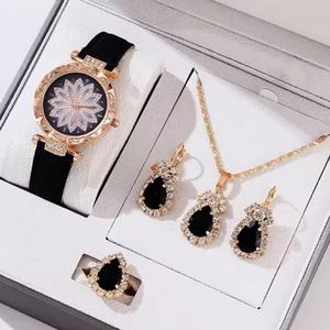 Bro Toumi 4 IN 1 Retro Fashion Women's Watch Set - XH