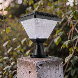 High Lumen Bright Output Automatic Night Sensor LED Solar Garden Main Gate Lamp Waterproof Outdoor Light 