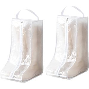 Transparent Dustproof Long Boot Storage Bag 