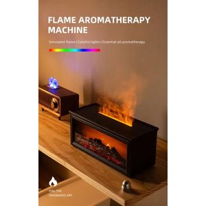 Flame Aromatherapy Diffuser with Realistic Flame and Remote Control