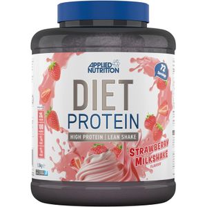Applied Nutrition Diet Whey - High Protein Powder Supplement, Low Carb & Sugar, for Weight Management with CLA, L Carnitine, Green Tea, 1.8kg - 72 Servings, Strawberry- UK Original with Double Sticker