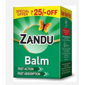 ZANDU Balm, Ayurvedic balm for effective relief from Headache, Body Pain, Sprain and Cold, 8ML, 25ML