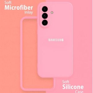 Samsung Galaxy A17 Cover Luxury Pink High Protection Premium and Original Silicone Phone Case/ Back cover