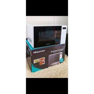 Hisense white digital microwave