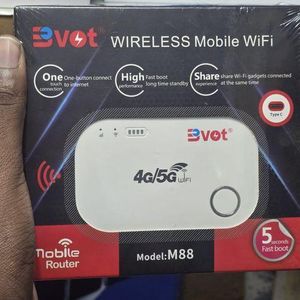 BVOT M88 Universal 4G/5G Portable Wifi Hotspot Mifi Router â€“ Fast Mobile Internet For Airtel, Safaricom, And Telkom