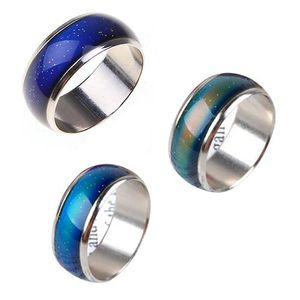 Stainless steel Mood Ring Color Change For Women Men and kids