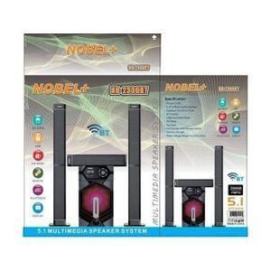 Nobel  2300W 5.1 Home Theatre Speaker System – Bluetooth, USB, FM, AUX, Deep Bass Subwoofer