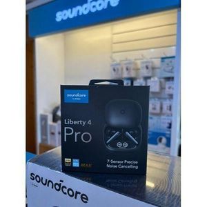 Anker Soundcore Liberty 4 Pro ANC Earbuds Noise Cancelling Wireless Earbuds, 7-Sensor and Real-Time Adaptive Noise Cancelling, 2× Faster Charging, Studio-Level Hi-Fi Music, Clear Calls with 6 Mics and AI