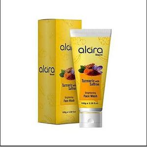Alara Turmeric with Saffron Brightening Face Wash 100g