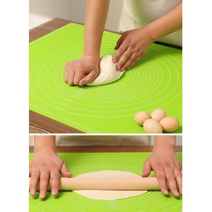 Un Branded Green Silicon kneading mat
