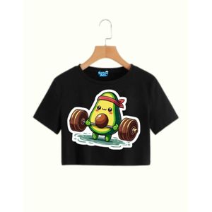 Women's casual crop tshirt