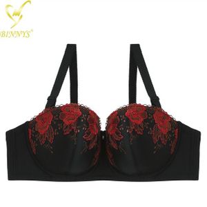 Women Sexy Demi Bra Big Size Balcony Bras Push Up Brassiere Floral