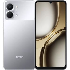Tecno Pop 20  6.75'' 120Hz Display, 128GBROM +4GB RAM +(4GB Extended),  13MP AI Camera, 5000mAh  - Grey