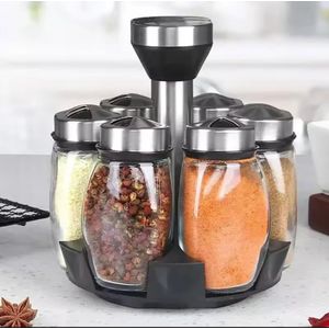 7 in 1 Kitchen rotating spice bottle set