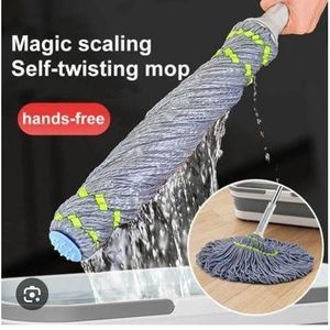 Self-Wringing Mop – 360° Rotating Floor Cleaning Mop with Handle
