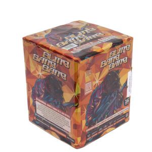 Bling Bang Bang Outdoor Fireworks – 16 Shots Bright Aerial Display