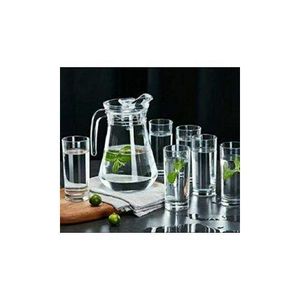 7Pcs Quality Water Set 6 Glasses & 1 Jug