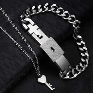 Lock Bracelet with Necklace | My Couple Goal