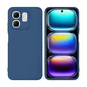 Soft Silicone Back Cover for Infinix Hot 50i - Maroon, anti-fingerprint, anti-scratch, durable silicone case