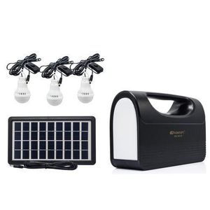 Kamisafe SOLAR HOME LIGHTING With LED Bulbs,3watts Solar And Three Lighting-KAMISAFE 