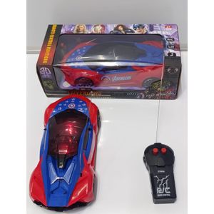 Avengers Remote Control Car Battery Operated Super Hero RC Racing Toy Car for Kids with Fast Speed Durable Wheels Easy Control Gift for Boys and Girls Indoor Outdoor Play