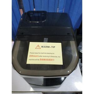 Innovia 25kg Commercial Ice Maker – Fast Ice Cube Production, Durable Stainless Steel Machine for Businesses & Home Kitchens