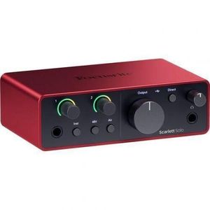 Focusrite  Scarlett Solo USB Audio Interface (4th Generation)