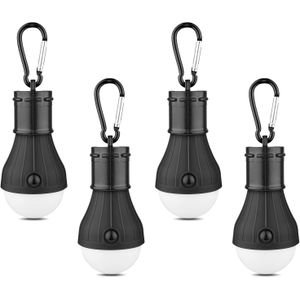4PCS LED Camping Tent Lantern Portable Outdoor Waterproof Emergency Light Bulb for Hiking, Party,Camping